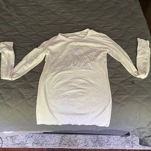Womens lululemon white long sleeve